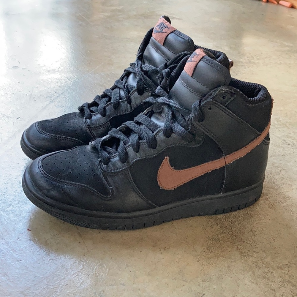 2007 Nike Dunk High Rustic Black 309432-021
